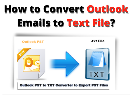 convert outlook emails to text file