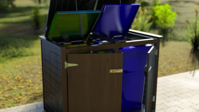 wheelie bin storage