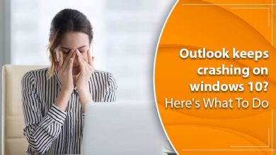 Outlook keeps crashing on Windows 10