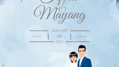 Christian wedding invitation