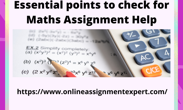 math assignment help