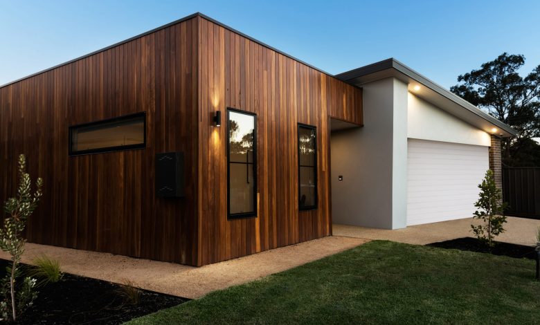 Wood Wall Paneling Outside Is A Modern Home Exterior Design Trend