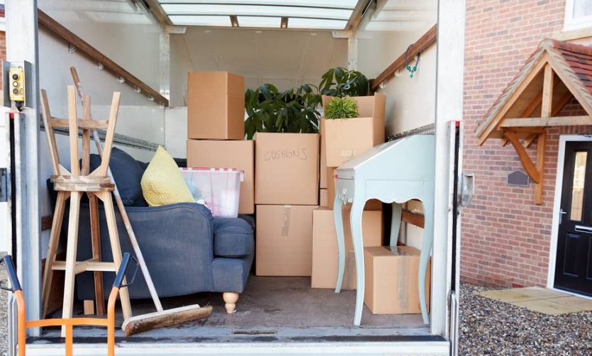 Distribute the weight evenly across the truck or container