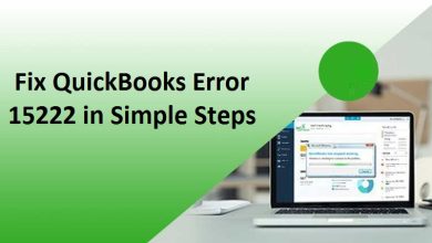 QuickBooks error code 15222