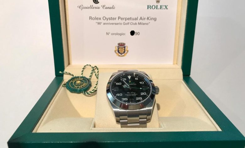 Rolex Air King Limited Edition Golf Club Milano: wrist test