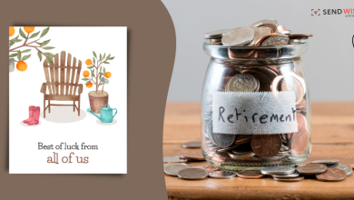 free retirement cards