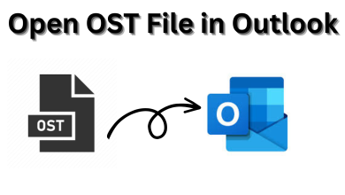 Open OST file in Outlook