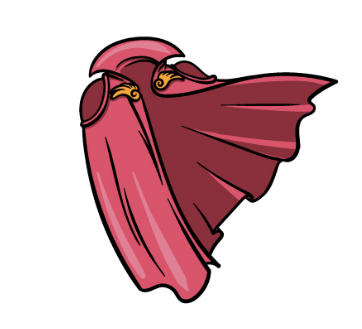 Draw a cape