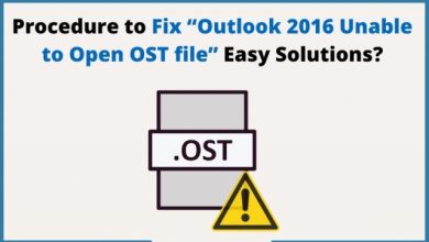 OST File Unable to Open