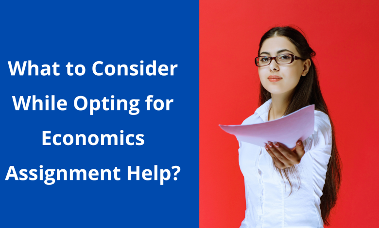 economics assignment help