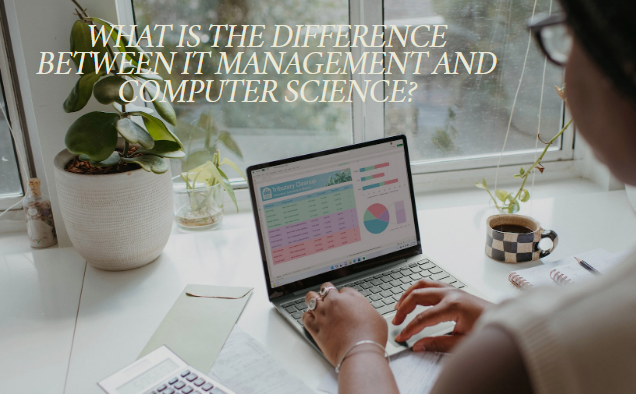 WHAT IS THE DIFFERENCE BETWEEN IT MANAGEMENT AND COMPUTER SCIENCE.