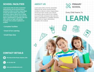 school brochure template