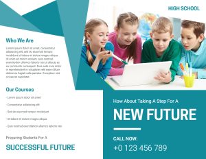 school template brochure