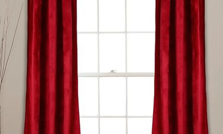 Velvet Red Curtains