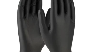 black gloves nitrile