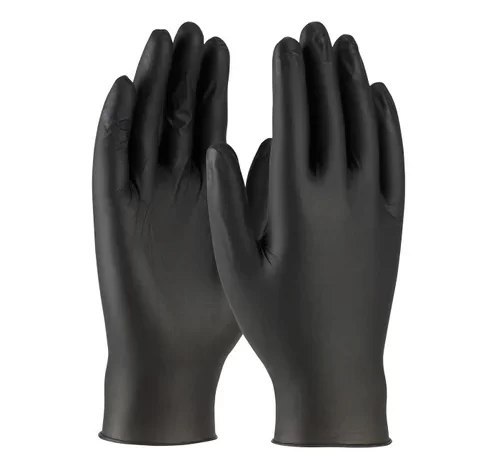 black gloves nitrile