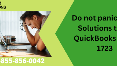 QuickBooks error 1723