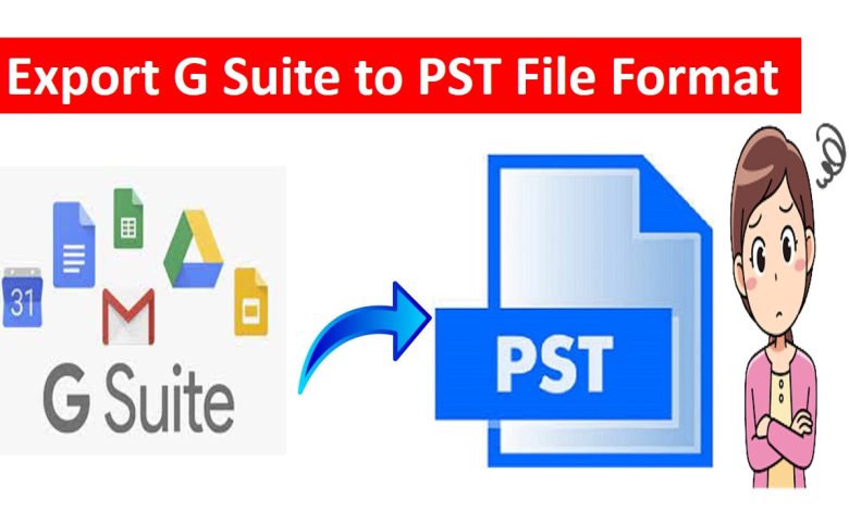 export g suite email to pst