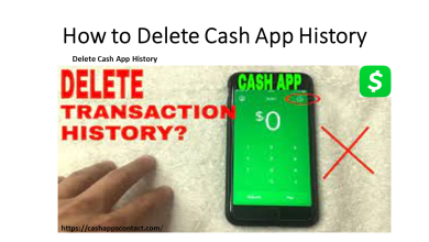 Clear Your Cash App Transaction History